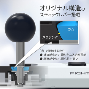 HORI ファイティングスティック mini for PlayStation 5, PlayStation 4, Windows  PC SPF038-イメージ6