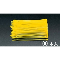エスコ 結束バンド 黄 100本 200×4.6mm FCZ1170-EA475E-200