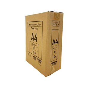Forestway クリヤーブック エコノミー A4 20ポケット 青 10冊 FC979NT-FRW-210463-イメージ4