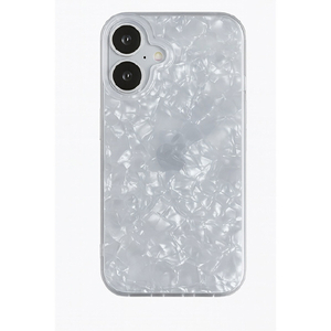 COCO　CASE iPhone 17用マーメイドシェルケース ホワイト 1003-17-WHITE-イメージ1