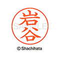 シヤチハタ ネームペン用ネーム シルバー 既製 岩谷 FC46106-X-GPS-0335