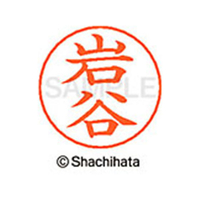 シヤチハタ ネームペン用ネーム シルバー 既製 岩谷 FC46106-X-GPS-0335