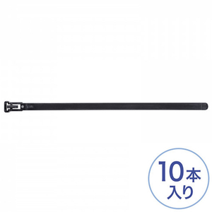 サンワサプライ ケーブルタイ(ワイド) ブラック CA-615N2-イメージ1