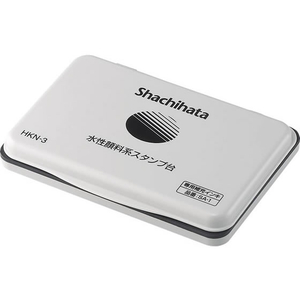 シヤチハタ 水性顔料スタンプ台 大形 黒 F818276-HKN-3-K-イメージ1