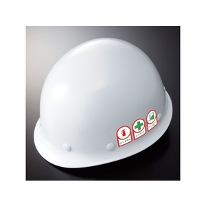 日本緑十字社 ヘルメット用ステッカー 防火管理者 10枚組 オレフィン FC598EW-8151368-イメージ2