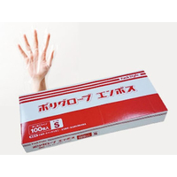 パックスタイル ポリ手袋 半透明 箱入 S 100枚 FC974SG-00437321