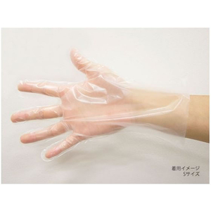 パックスタイル ポリ手袋 半透明 箱入 S 100枚 FC974SG-00437321-イメージ3
