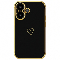 COCO　CASE iPhone 17用キラリンハートケース ブラック 1716-17-BLACK