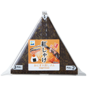 キングジム おにぎり消しゴム 紅しゃけ FCK337A-JM9256-001-イメージ1