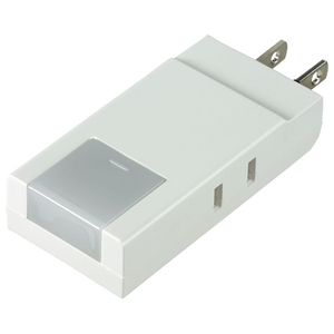 エルパ ライト付きコンパクトタップ(2個口) A-CT002LED(W) エルパ ライト付きコンパクトタップ(2個口) A-CT002LED(W)