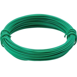 トラスコ中山 TRUSCO カラー針金 小巻タイプ・18番手 緑 線径1.2mm 緑181.20.910 FC027FA-2825236-イメージ1