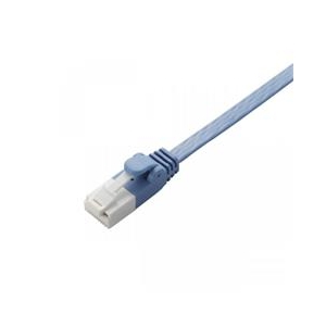 エレコム ツメ折れ防止フラットLANケーブル(Cat6準拠) 20.0m ブルー LD-GFT/BU200 エレコム ツメ折れ防止フラットLANケーブル(Cat6準拠) 20.0m ブルー LD-GFT/BU200