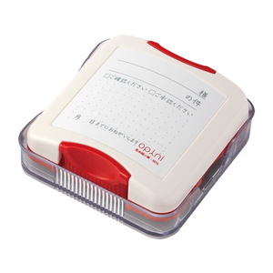 シヤチハタ オピニ ふせん用伝言メモスタンプ 確認&承認メモ F497298-OPI-PET-C1/H-イメージ1
