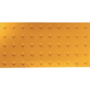 トラスコ中山 TRUSCO/点字マット2連タイプ300mmx600mm 警告タイプ FCD747D-5378769-イメージ1
