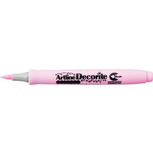 シヤチハタ デコライト 筆 パステルピンク FC75994-EDF-F-PP-イメージ1
