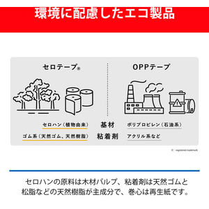 ニチバン セロテープ 大巻 産業用タイプ 10巻入 12mmX70m FCJ859E-405-12X70-イメージ5