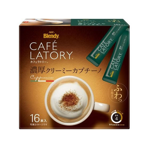 味の素ＡＧＦ ブレンディ カフェラトリー スティック 濃厚クリーミーカプチーノ 16本 FC545TB-51645-イメージ1