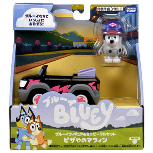 タカラトミー ブルーイ ブルーイフィギュア&ミニビークルセット ピザやのマフィン ﾌﾞﾙ-ｲﾌｲｷﾞﾕｱﾐﾆVCﾋﾟｻﾞﾔﾉﾏﾌｲﾝ-イメージ7