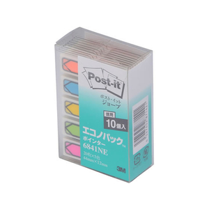 3M ポスト・イット フィルム ポインター エコノパック 44×12mm 5色 5冊×10個 F827149-6841NE-イメージ1