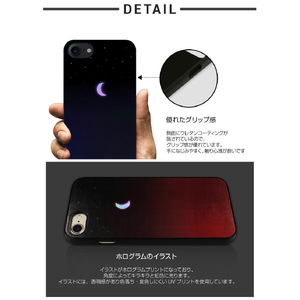 Dparks iPhone 12 mini用TWINKLE COVER ミニムーン レッド DS19764I12-イメージ4