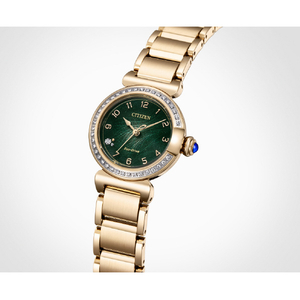 シチズン エコ・ドライブ腕時計 シチズンエル ROUND collection グリーン EM1123-62X-イメージ4
