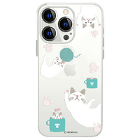 abbi FRIENDS iPhone 13 Pro用ソフトクリアケース ターちゃん 遊び ABF21764I13P