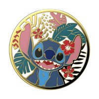 PopSockets ポップグリップ ディズニー ハワイアン スティッチ エナメル 112362