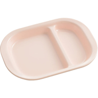 エンテック 角仕切皿(小) ピンク FC73143-PK-10