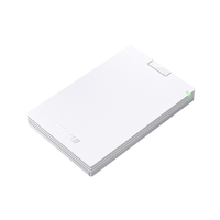 BUFFALO ポータブルハードディスク HD-PCG1.0U3-BWA BUFFALO HD-PCG1.0U3-BWA ポータブルハードディスク ホワイト