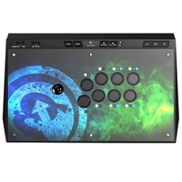 GAMESIR ユニバーサルアーケードファイトスティック 有線 三和製ジョイスティック&ボタン 【PlayStation 4/Nintendo Switch/XboxOne/PC(Windows 7以降)/Android(4.0以降)対応】 ブラック GAMESIRC2