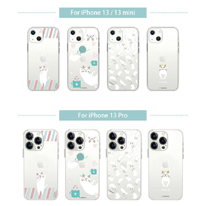 abbi FRIENDS iPhone 13 Pro用ソフトクリアケース ターちゃん パターン ABF21765I13P-イメージ12