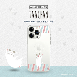 abbi FRIENDS iPhone 13 Pro用ソフトクリアケース ターちゃん パターン ABF21765I13P-イメージ2