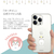 abbi FRIENDS iPhone 13 Pro用ソフトクリアケース ターちゃん パターン ABF21765I13P-イメージ3