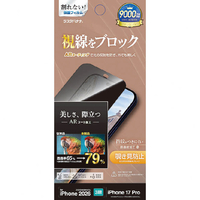 ラスタバナナ iPhone18 Pro/17Pro用 AR覗き見防止ﾌｨﾙﾑ ブラック KAR5433IP6B