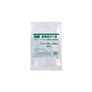 トラスコ中山 TRUSCO　業務用ポリ袋0．15×45L　5枚入 U-0045-イメージ1