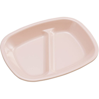 エンテック 角仕切皿(大) ピンク FC73144-PK-114