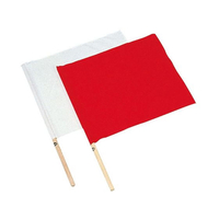 トーエイライト 紅白手旗 2本1組 FC053RA-B-3641