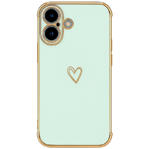 COCO　CASE iPhone 17用キラリンハートケース ミント 1716-17-MINT-イメージ1