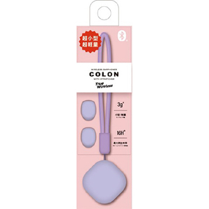 エアージェイ 超小型ワイヤレスイヤホン COLON パープル ABT-AP9 PR-イメージ1