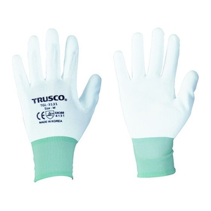 トラスコ中山 TRUSCO ナイロン手袋PU手のひらコート(10双入)M FC991FA-7700571-イメージ2