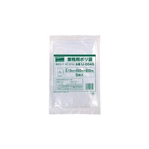 トラスコ中山 TRUSCO　業務用ポリ袋0．15×70L　5枚入 U-0070-イメージ1