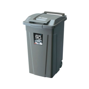アスベル SP ハンドル付ダストボックス90 二輪 ブラウン FC047HB-7937580-イメージ2