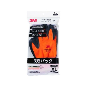 3M コンフォートグリップグローブ オレンジ XLサイズ 3双パック FC778YX-1947919-イメージ1
