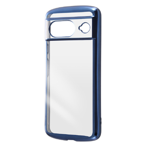 レイ・アウト Google Pixel 8用耐衝撃 TPUソフトケース METAMORU ブルー RT-GP8TC13/AM-イメージ1