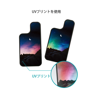 Dparks iPhone 12 mini用TWINKLE COVER ホシを数える夜 ピンク DS19766I12-イメージ10