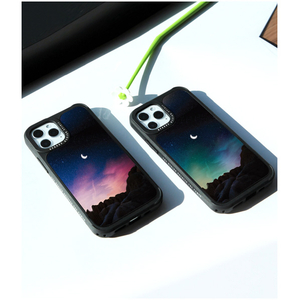 Dparks iPhone 12 mini用TWINKLE COVER ホシを数える夜 ピンク DS19766I12-イメージ13