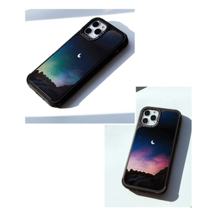 Dparks iPhone 12 mini用TWINKLE COVER ホシを数える夜 ピンク DS19766I12-イメージ14