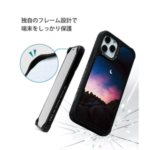 Dparks iPhone 12 mini用TWINKLE COVER ホシを数える夜 ピンク DS19766I12-イメージ4
