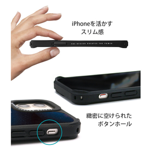 Dparks iPhone 12 mini用TWINKLE COVER ホシを数える夜 ピンク DS19766I12-イメージ8