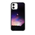 Dparks iPhone 12 mini用TWINKLE COVER ホシを数える夜 ピンク DS19766I12-イメージ1